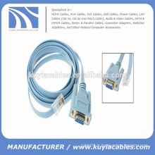 Connecteur femelle RJ45 à DB9 Female Rollover Cable